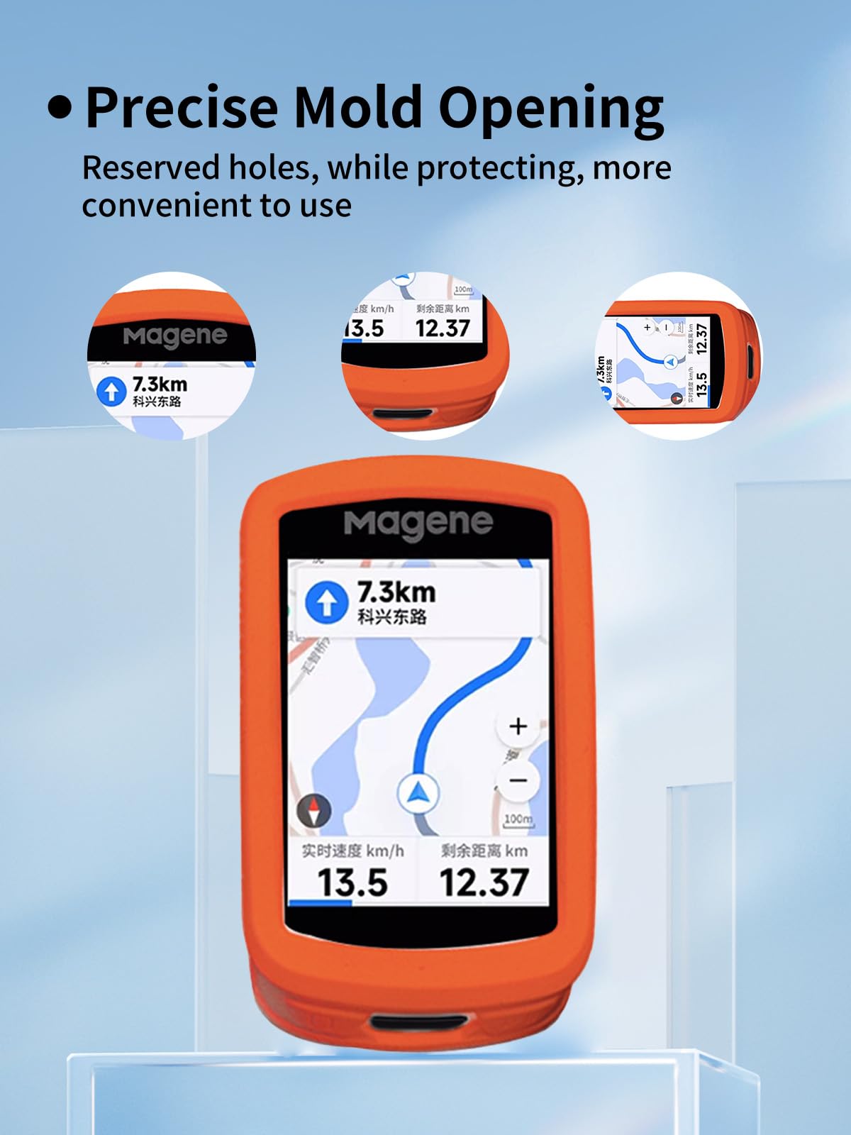 Magene C606　保護フィルム・ケース付き Magene C606 保護フィルム・ケース付き Silicone Case and LCD