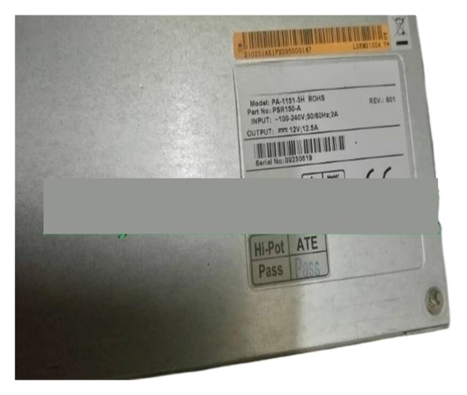 CLEUFWKO LSPM2150A, PSR150-A, S5500-28F-EI S5800 Power Supply
