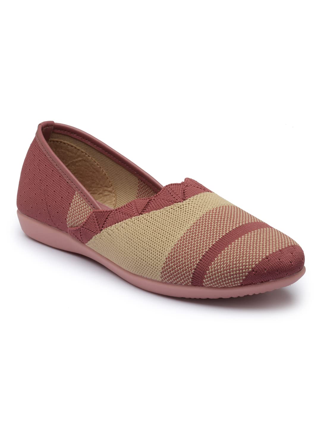 AROOM Footwear Casual Stylish Comfortable Flat Bellies Shoes for Women and Grils (Pink, 8) (B0C6F6WKPM) Amazon Price History, Amazon Price Tracker