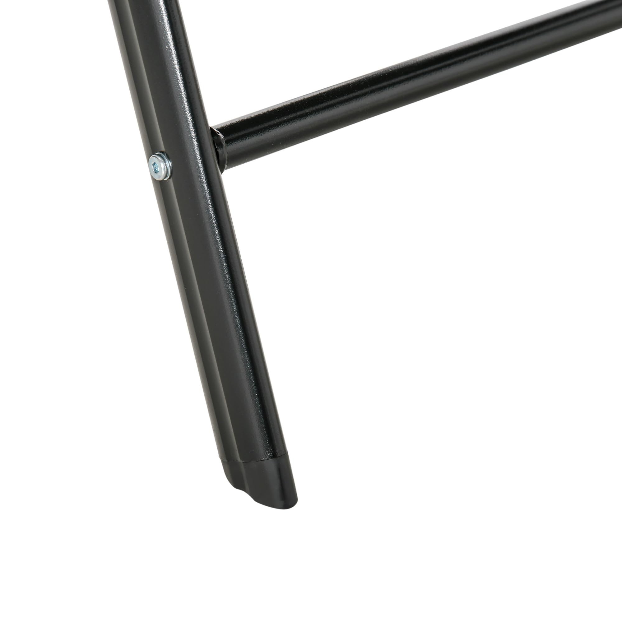 Outsunny Set Tavolo da Giardino 7 Pezzi, Sedie Pieghevoli Regolabili Alluminio Textilene Nero