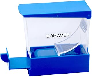 Organizador profesional de algodón con bandeja extraíble de color azul