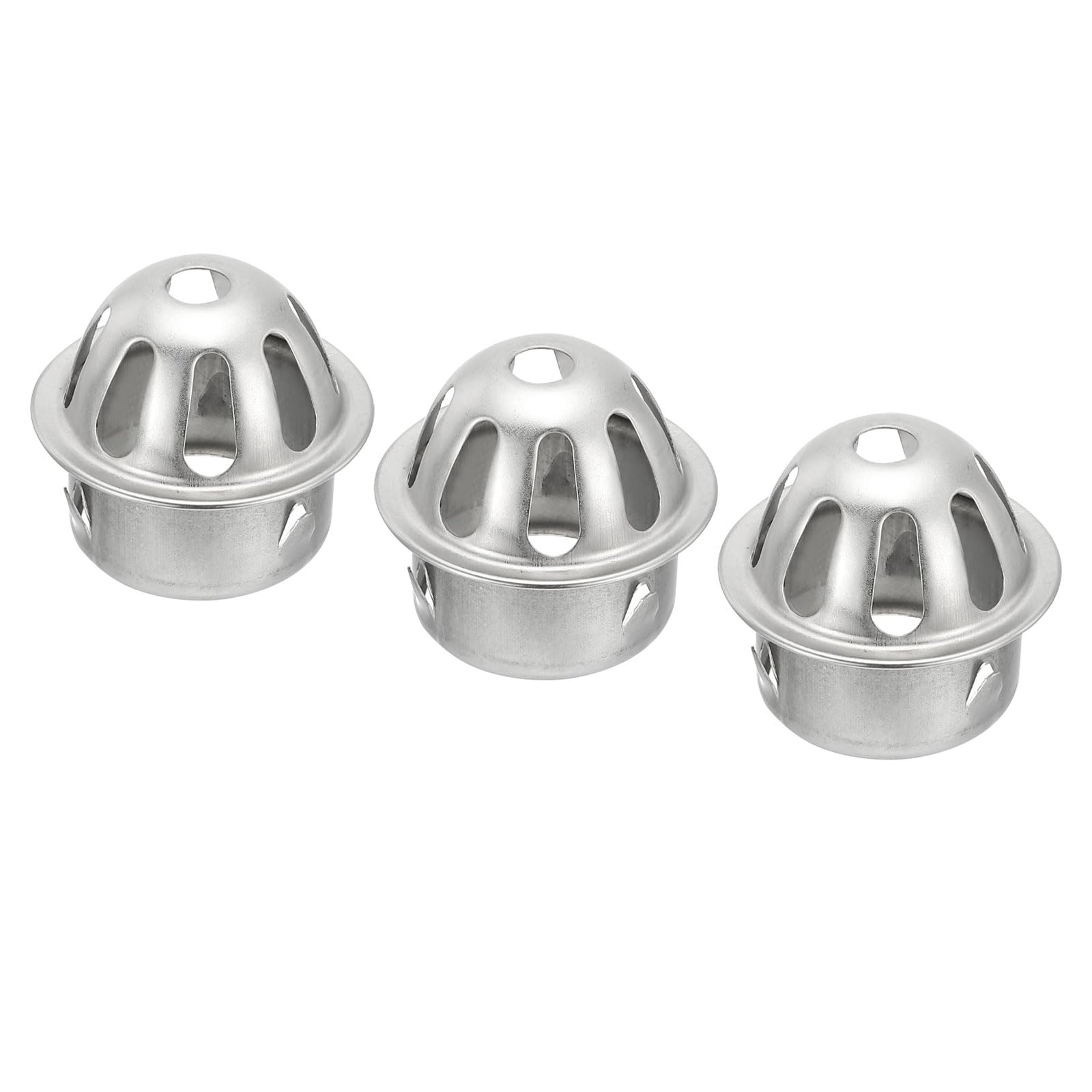 Protège-Gouttière en Dôme PATIKIL 2 Pouces en Acier Inoxydable 304 Lot de 3