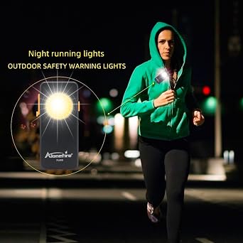 ALONEFIRE PL600 COB Clip-On Nursing Light Hands-Free Badge Light for Night Shift Healthcare USB C Rechargeable