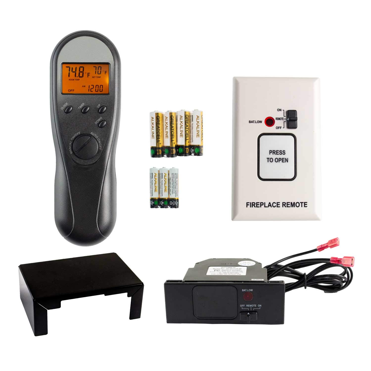 Amazon.com: HPC Timer/Thermostat Fireplace Remote Control (RCK-K
