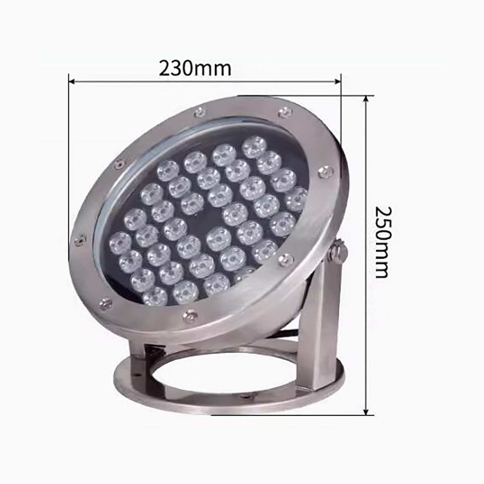LED Luci Subacquee - Luci per Fontane, Luci subacquee a LED a Bassa Tensione AC 12V, con Telecomando, faretto subacqueo Impermeabile IP68, Facile da installare(Green Light,36W)