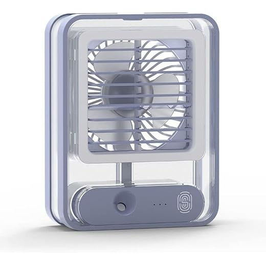 Care 4 Portable Mini Fan with Night Light Nano Spray Humidif