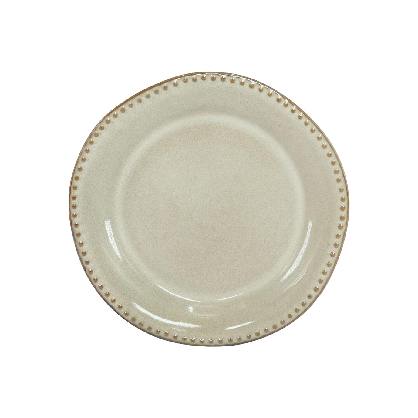 WeHome - Set Piatti Ceramica Rita 6 Persone 18 Pezzi Colorati Moderni 3 Misure Lavavetri Microonde (Khaki)