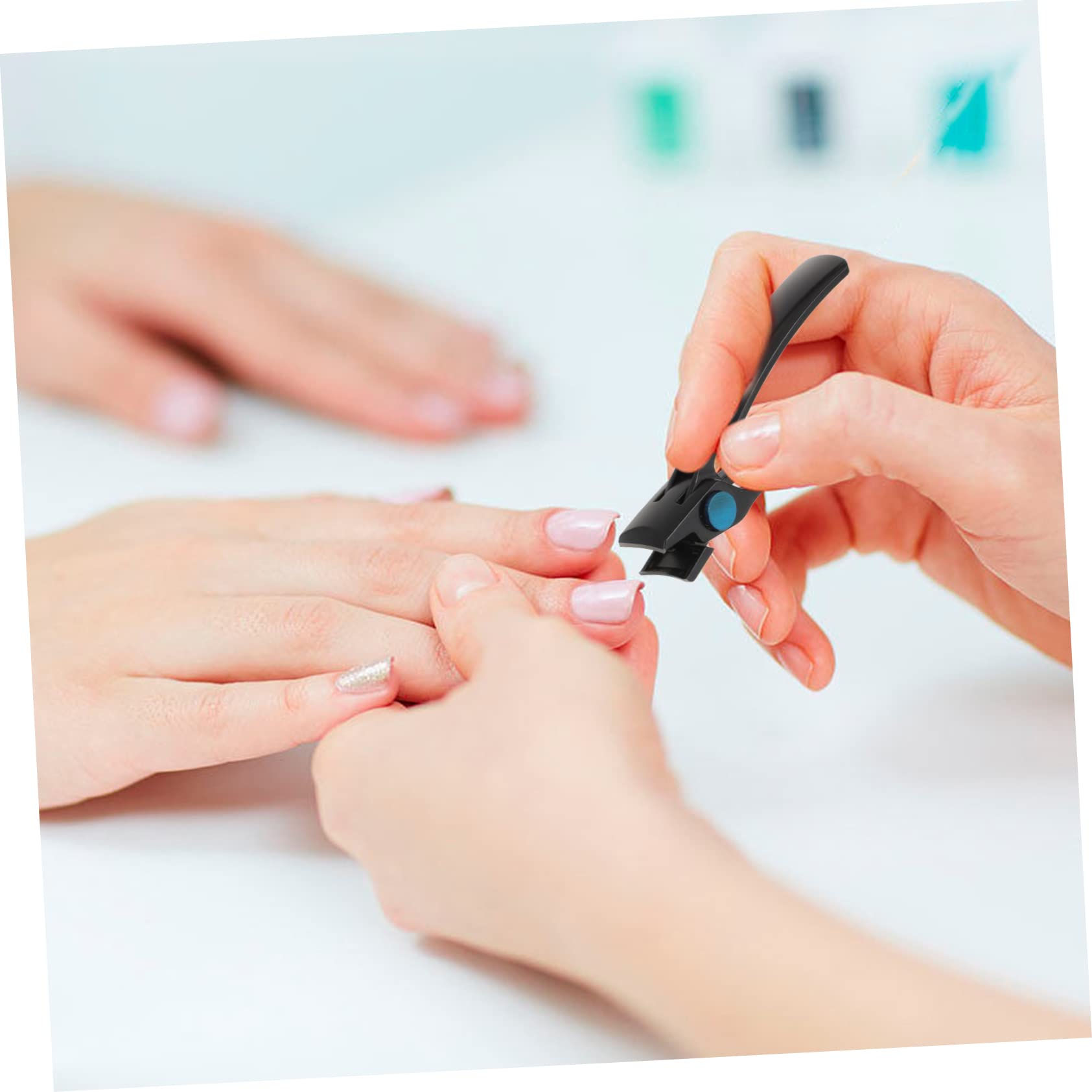 Healvian 3 Pz tagliaunghie antispruzzo kit unghie da viaggio tagliaunghie per pedicure da donna per unghie acriliche manicure attrezzo Pinze