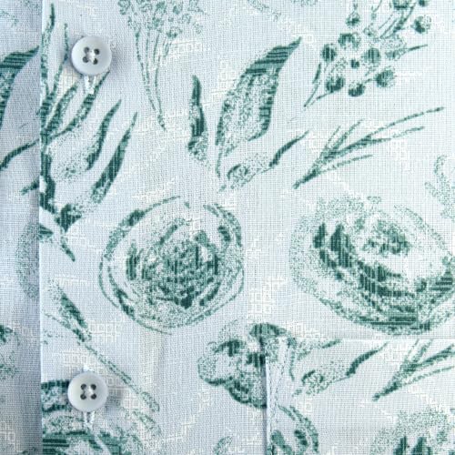 Image of 7-DAYS Men's Premium Formal Printed Shirt - 100% Cotton, Regular Fit, Full Sleeves, with Pocket - Stylish for Special Occasions.