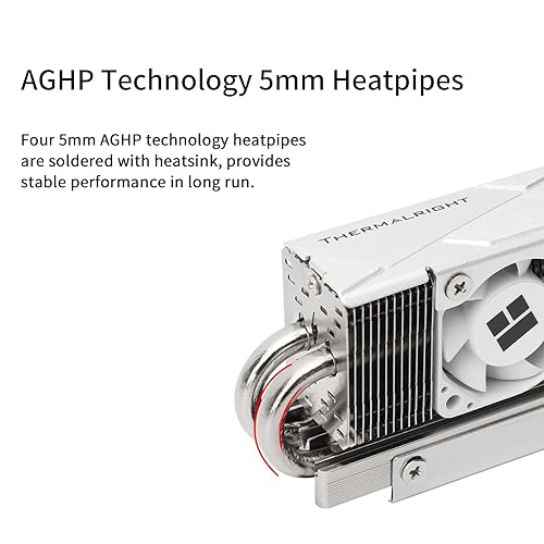 Miniatura 8 de Thermalright HR10 2280 PRO - Disipador de calor SSD negro, disipador de calor de doble cara, con ventilador PWM pequeño y de alta velocidad,