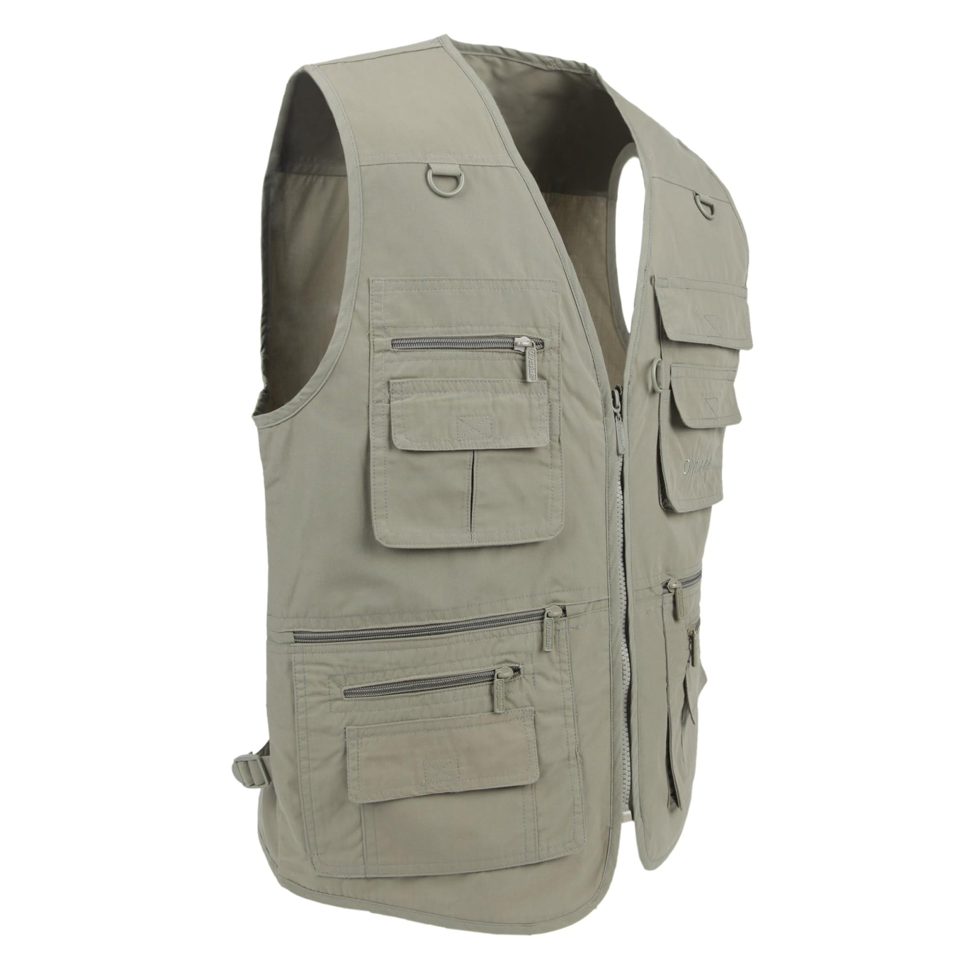 Fishing Vest Snowsong Casual V-Neck Multi-Pockets, (Men's Guide Coat