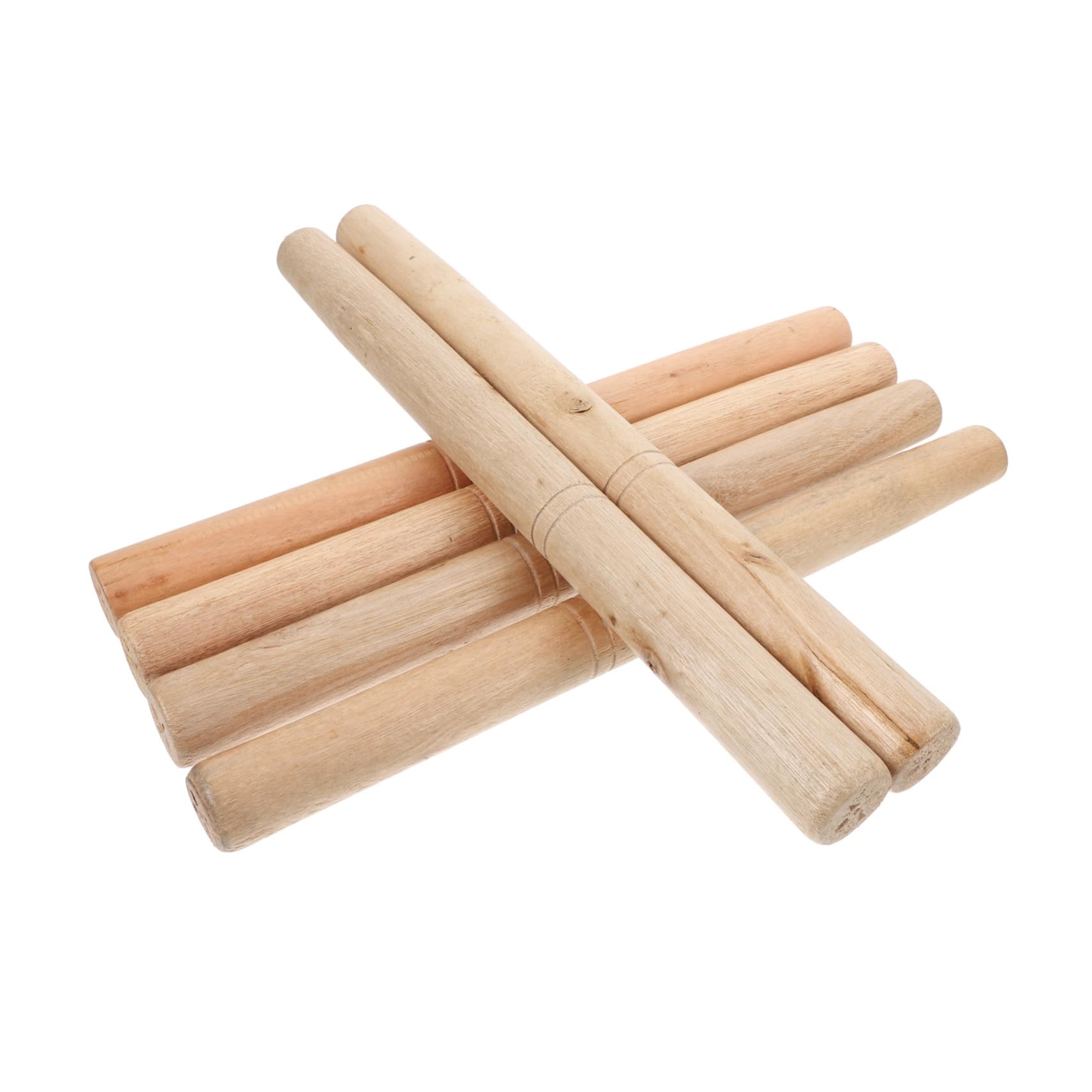 Hemoton 6Pcs Handle Replacement Durable Hardwood Tool Handles for Garden Equipment Ergonomic Design for Easy Replacement of Shovels Axes and Hammers