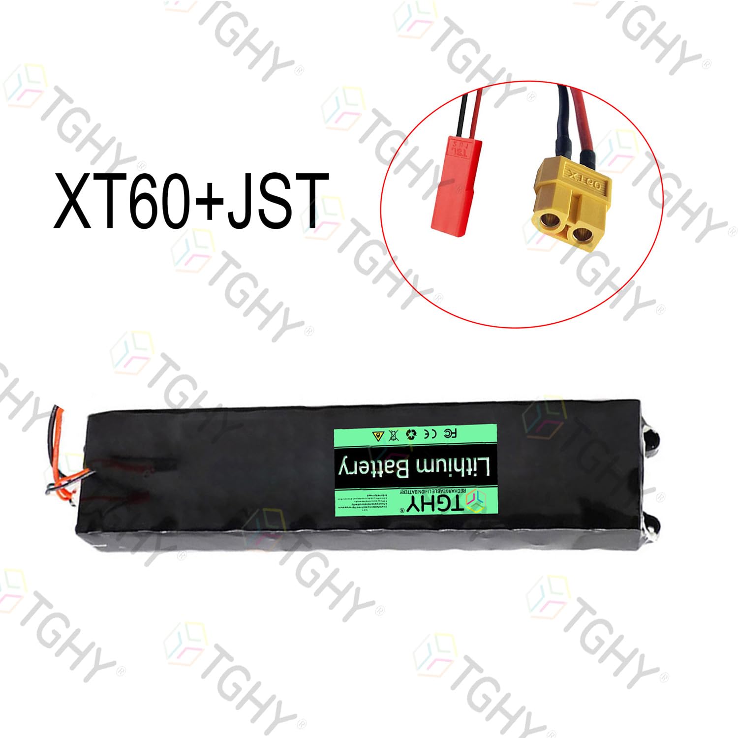 TGHY Batteria per Monopattino Elettrico 36V 6.6Ah 7.8Ah 9Ah Pacco Batteria al Litio 36 Volt Batterie per Skateboard con BMS Integrato,36v 7.8ah