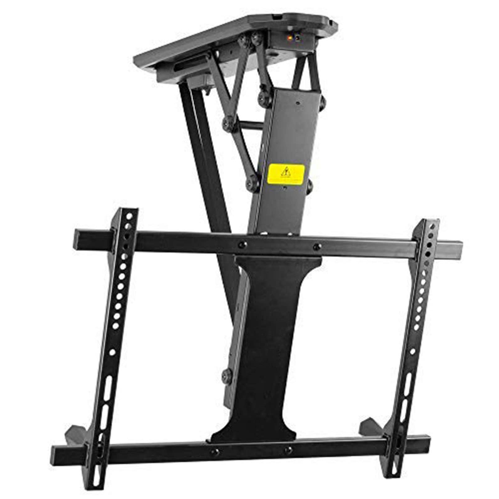 Electric Ceiling TV Mount - Hidden Drop Down TV Lift, with Remote Controller Mount, for 32 to 70 Inch Screens, Max VESA Compatible 600x400mm, Black