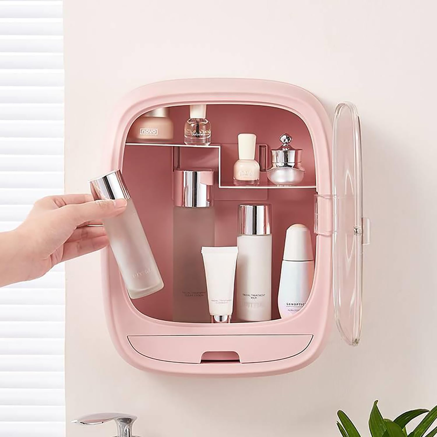 Generic Makeup Organizer for Vanity,Wall-Hanging Cosmetics...
