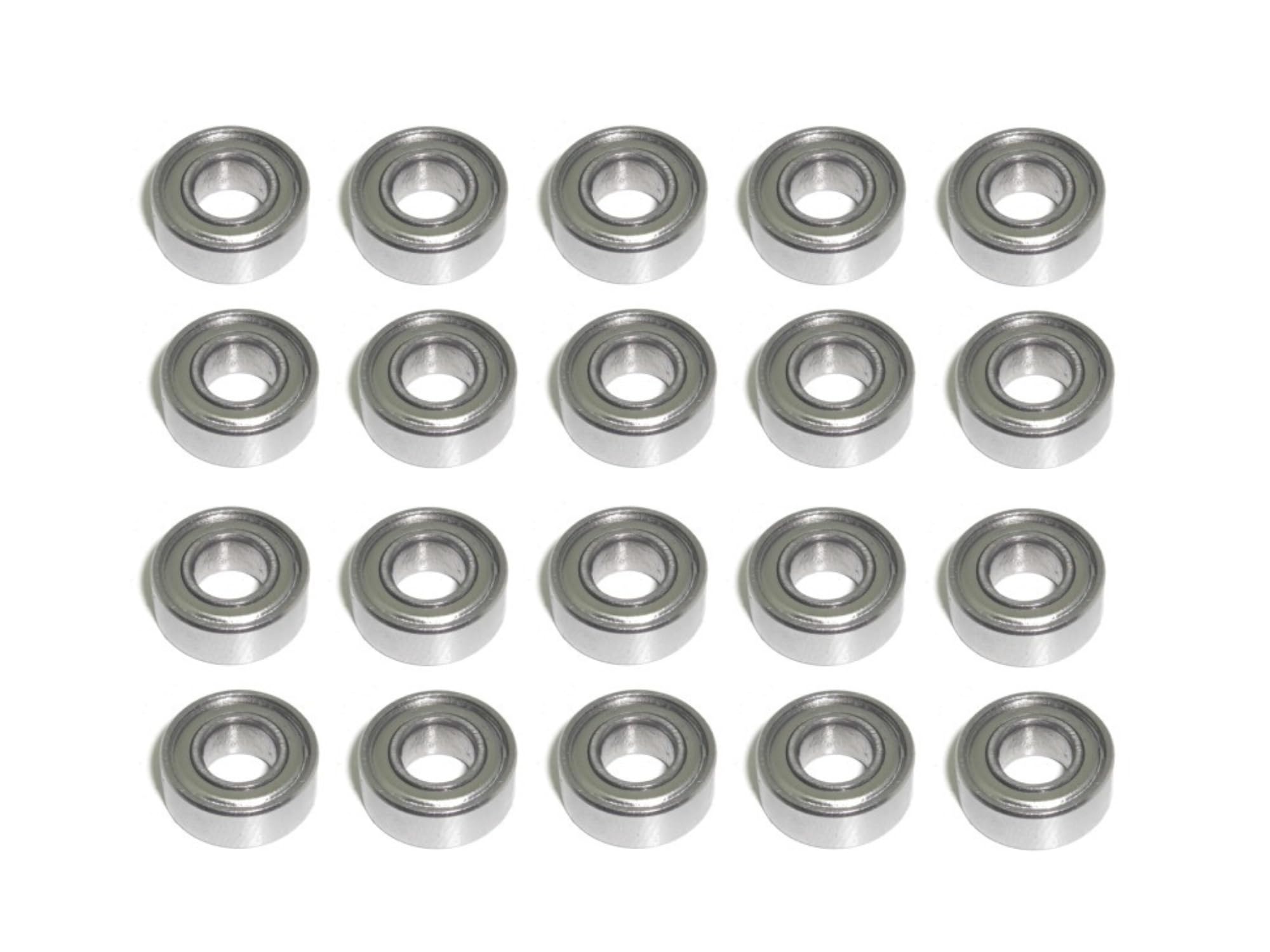 Edelstahl Kugellager SMR126 ZZ 6x12x4 mm NIRO 50 Stück - rcbay | rostfreies Rillenkugellager beidseitig gedichtet