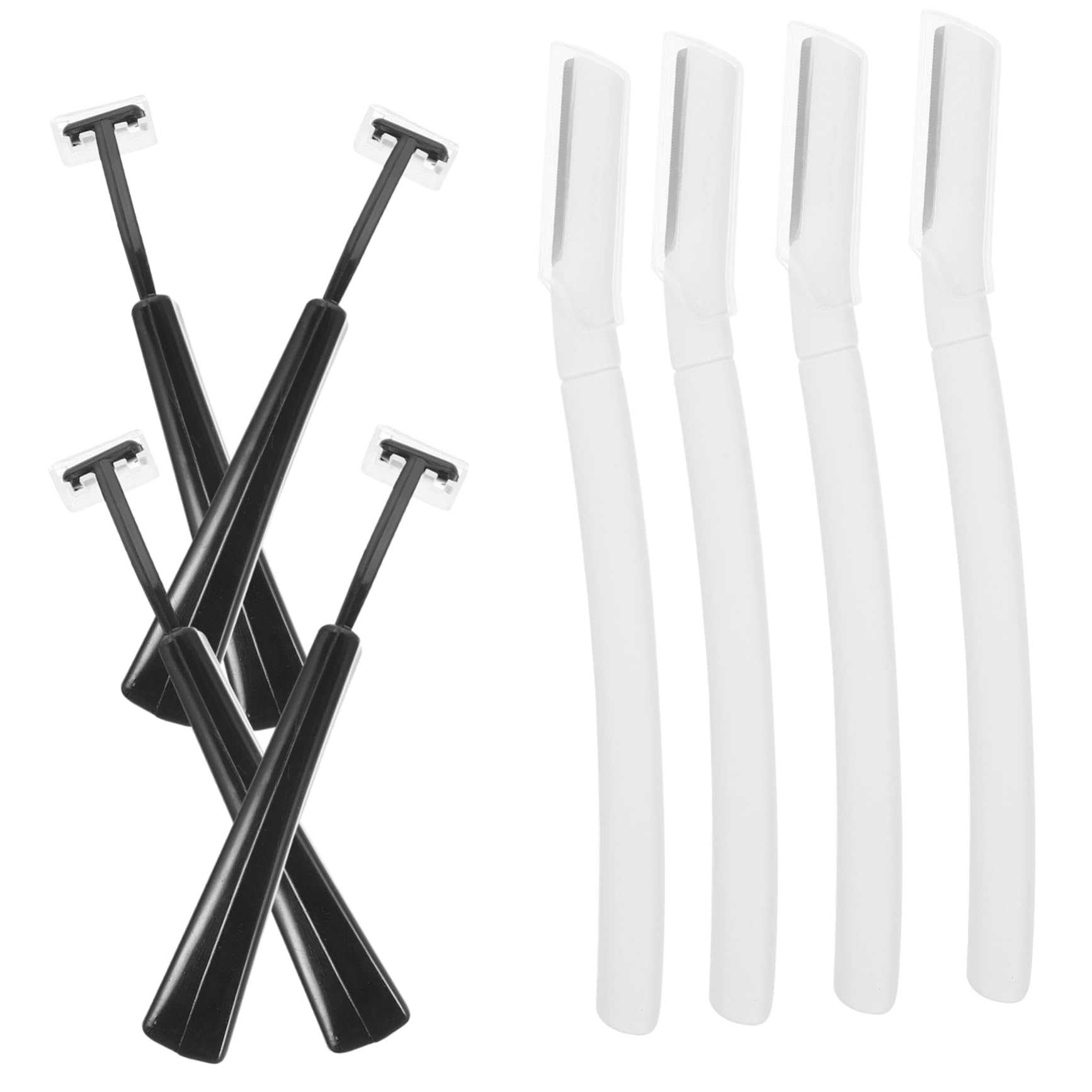 BESTYASH Elegant Eyebrow Razor Kit 4 Sets of Brow Shaver for Women Dermaplaning Tool Facial Razor Beauty Tool