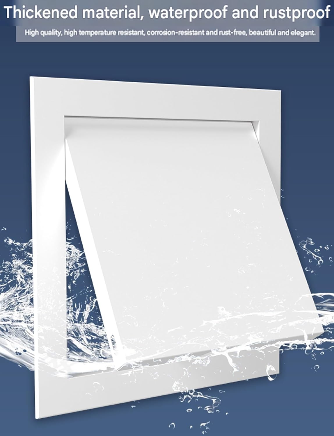 Surface-Mounted Ceiling Access Panel, Indoor Electrical Panel Cover for Attics & Basements, Plumbing Access Door for Shower Walls (35x35cm/13.8x13.8in)