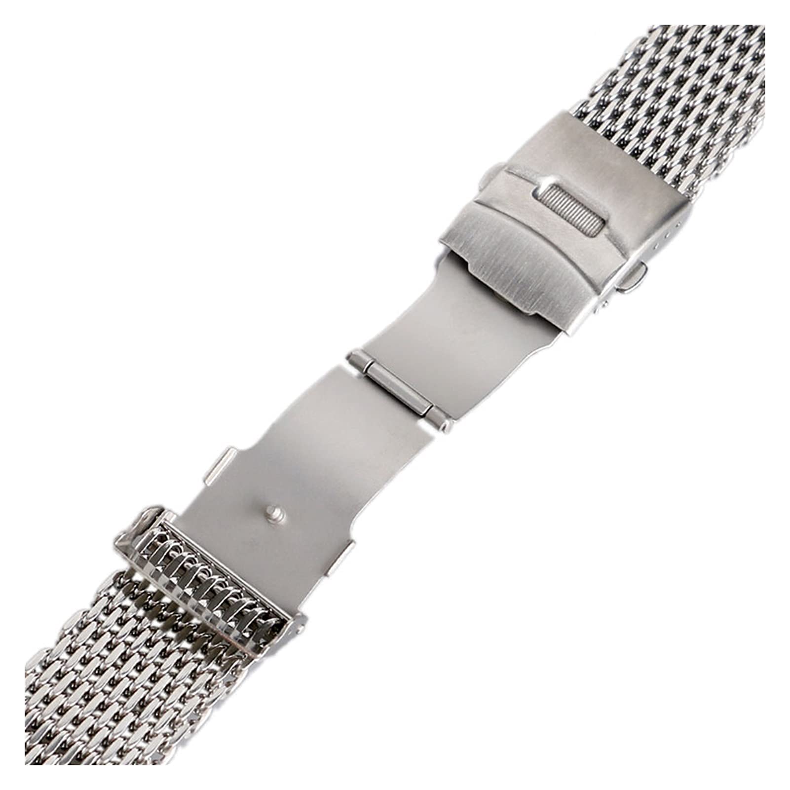 Paski do obserwacji, 18 mm 20 mm 22 mm 24 mm luksusowy stal ze stali nierdzewnej Mesh Band Mash