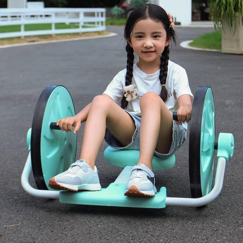 Delavala Big Wheel Hand-Operated Tricycle Plasma Car for Kids 3-8 - Exercise Coordination and Keep Fit It Can Rotate 360° in Situ, and The Diameter of The Big Wheel is 15.75"-image-44