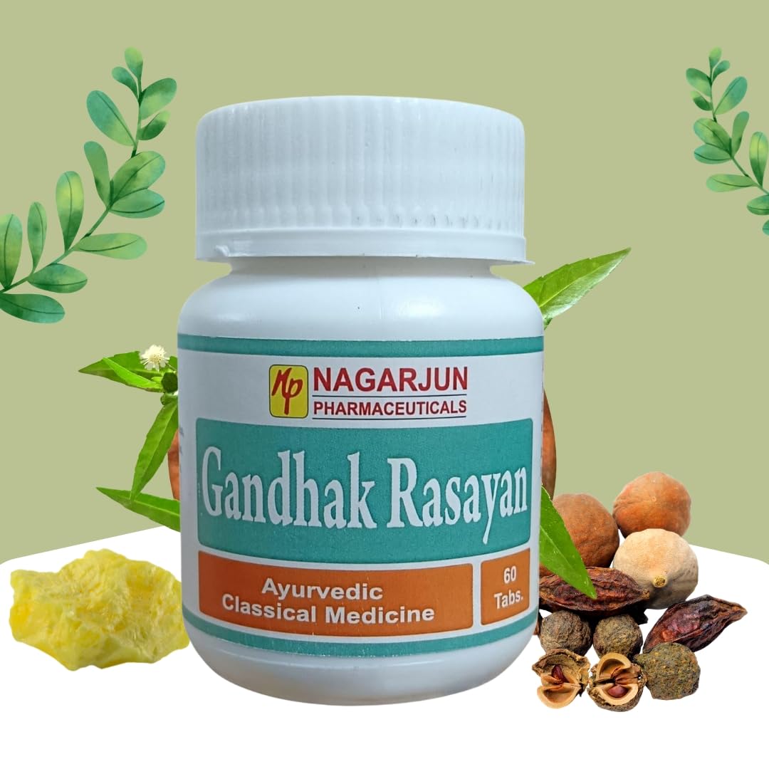 Gandhak Rasayan, 60 Tablets, Ayurvedic Classical Medicine