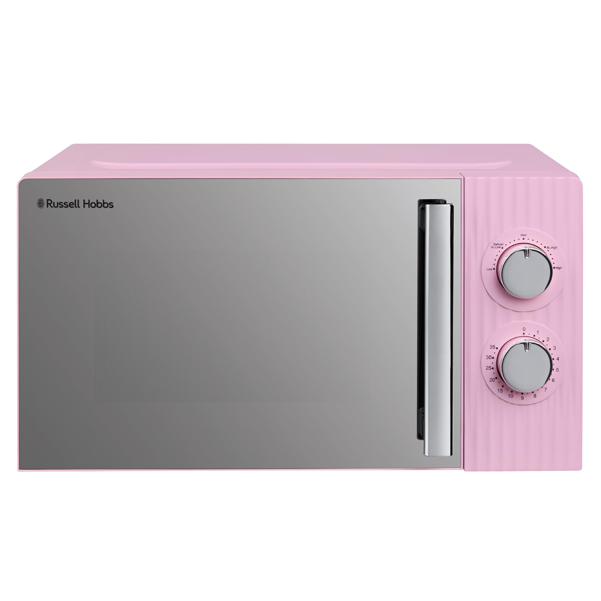 Russell Hobbs Russell Hobbs Eden 17L 700W Manual Microwave in Raspberry Pink with 5 Power Levels, Defrost & Reheat Function, 35 Minute Timer,