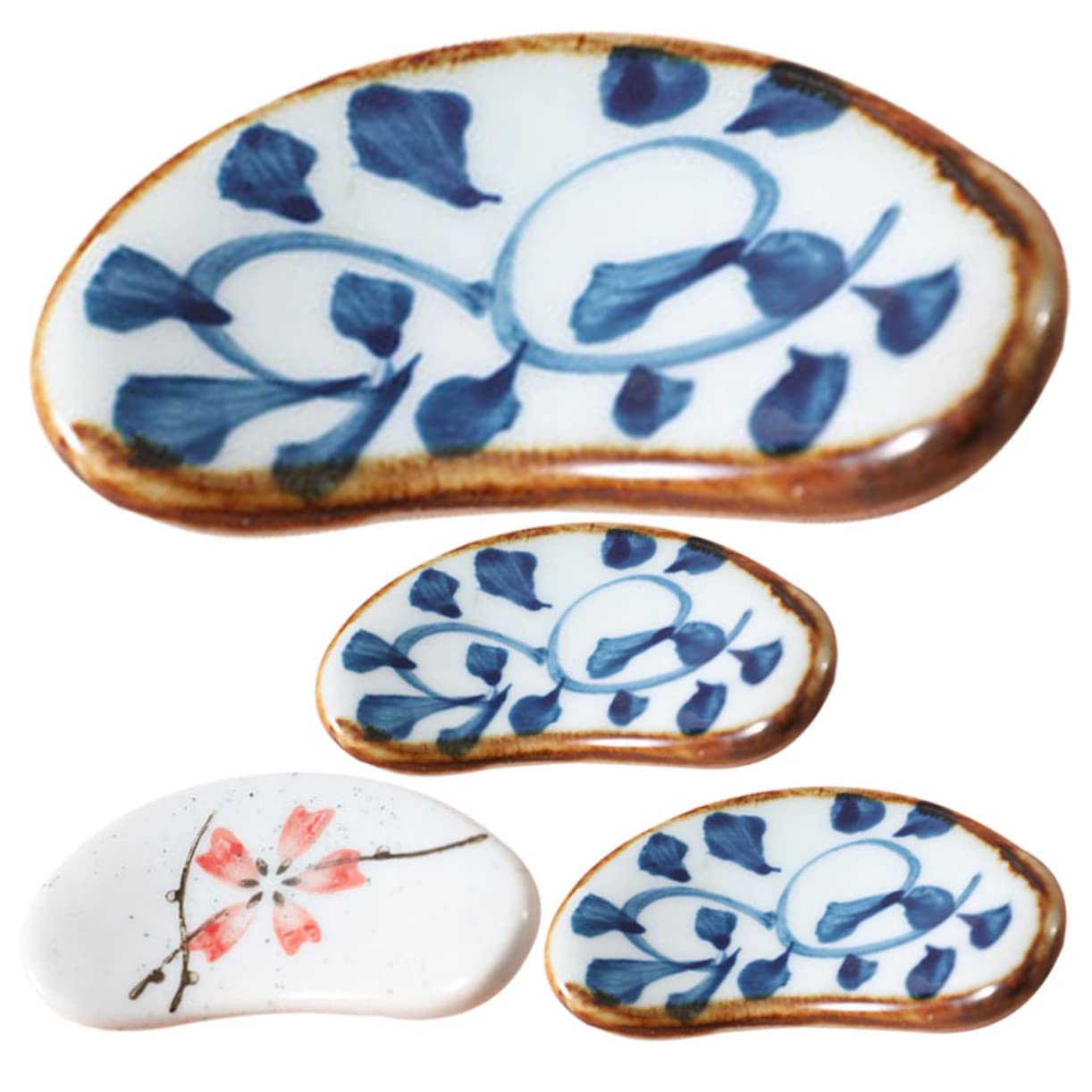 SHOWERORO 6 Poggiabacchette In Ceramica Colorati – Decorazione Tavola, Supporto Per Bacchette E Cucchiaio