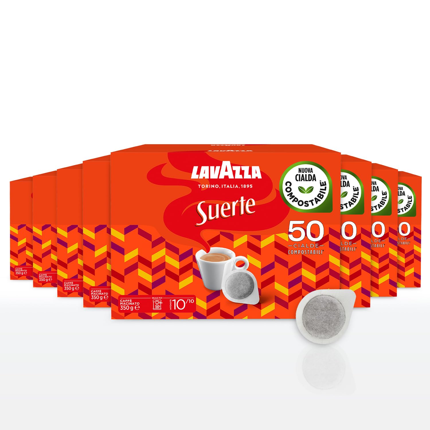 Lavazza Cialde in Carta, Miscela Suerte, 400 Cialde