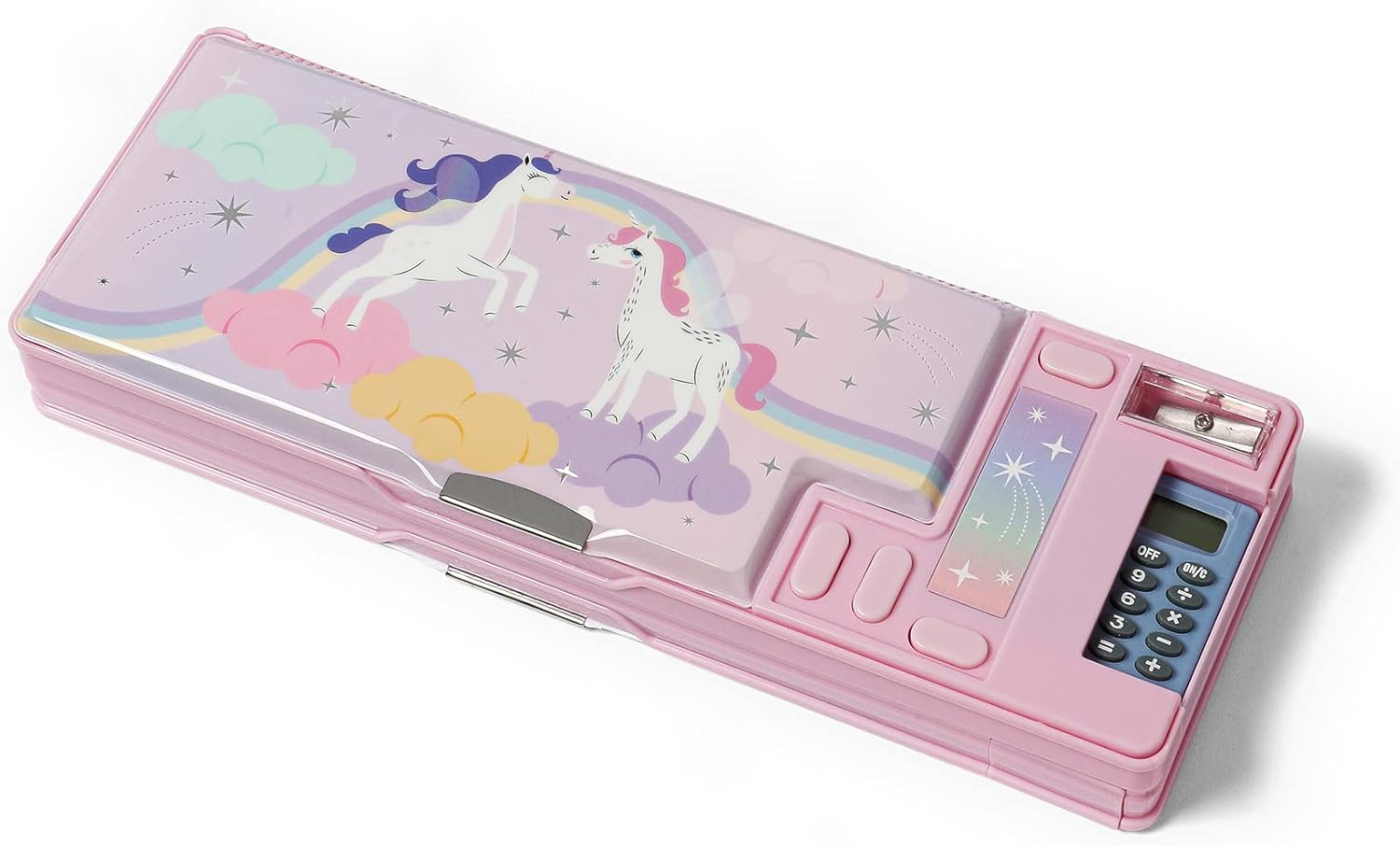 Paperchase Unicorn Daydream Pop Out Calculator Pencil Case Amazon.co