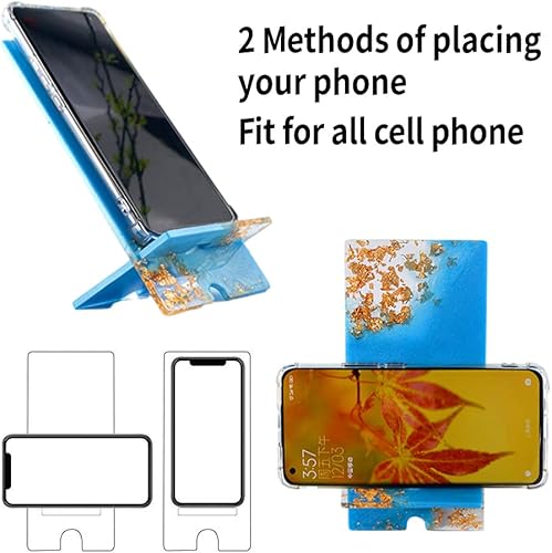 Miniatura 6 de Molde de resina de silicona para soporte de teléfono móvil, soporte para teléfono celular, moldes de resina epoxi para manualidades, soporte de