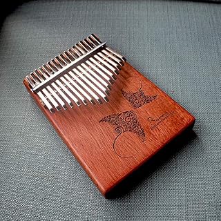 17 Tone Kalimba Thumb Piano Solid Wood Veneer Instrument Beginner Kalimba Finger Piano Thumb Piano (Color : A) - Les Beatles, Paul McCartney, John Lennon, RIngo Starr, George Harrison 17 Tone Kalimba Thumb Piano Solid Wood Veneer Instrument Beginner Kalimba Finger Piano Thumb Piano (Color : A) – Image 4