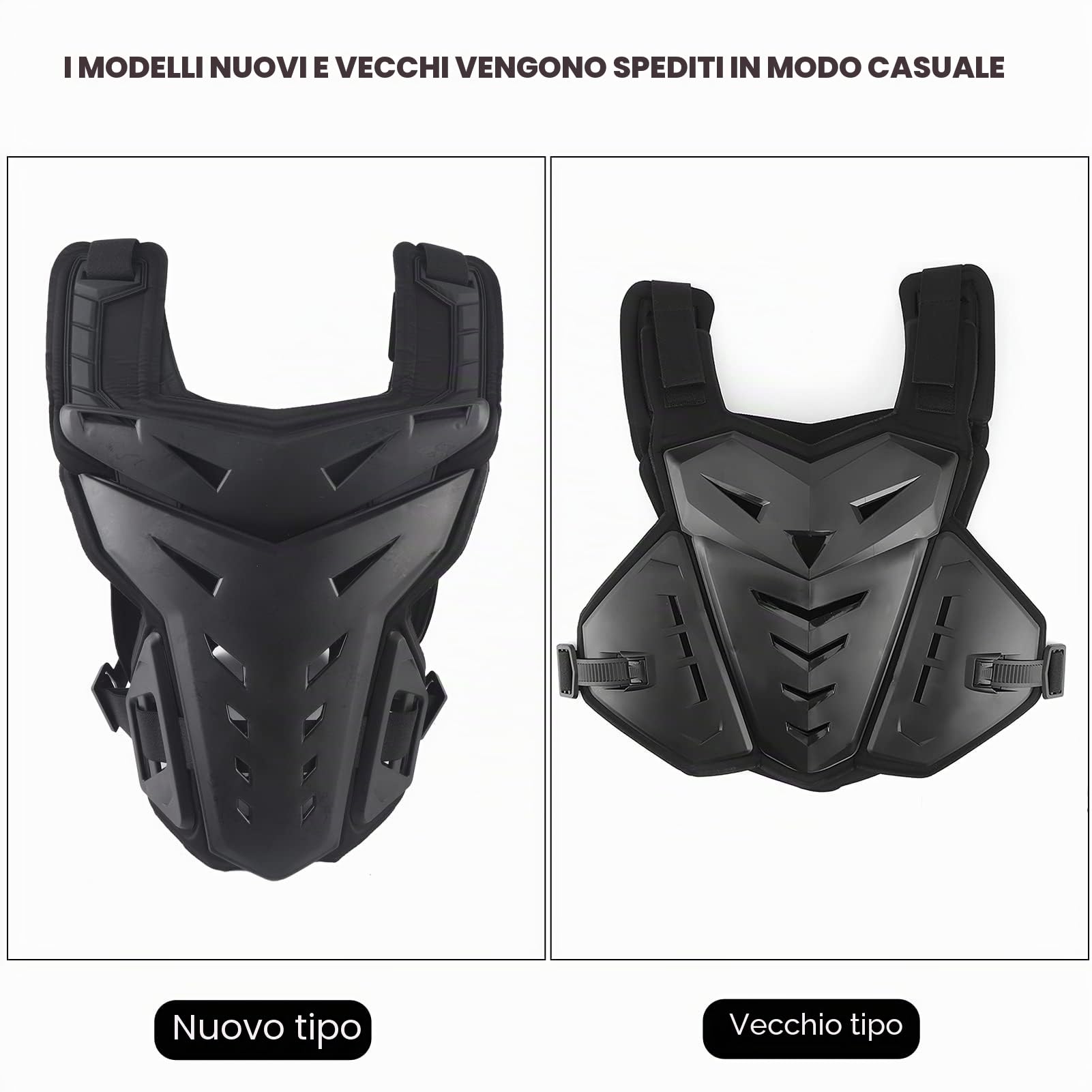 Pettorale Protector Moto Gilet Antiurto Traspirante Petto Indietro Protezione per Equitazione Sport