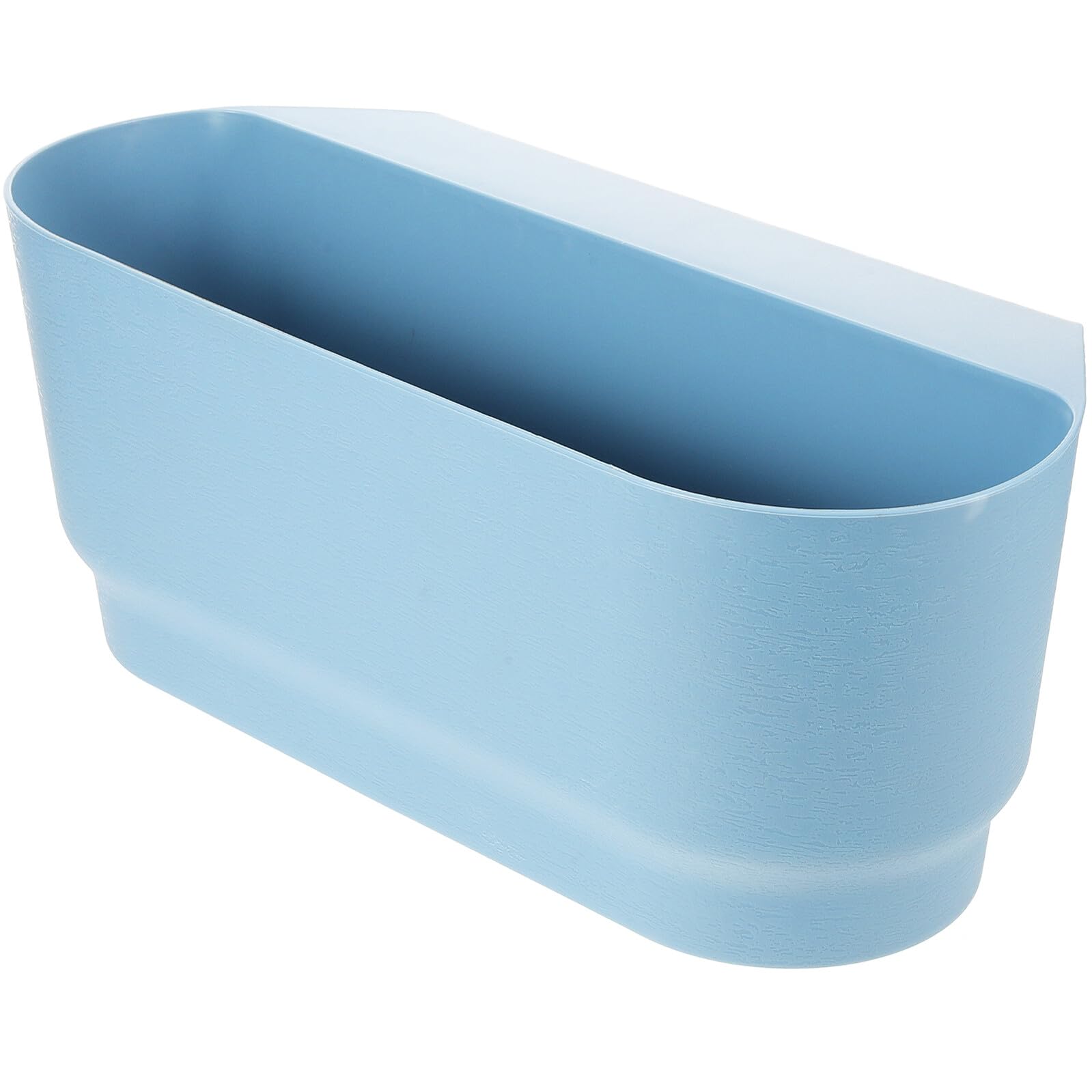 NUOBESTY Pot Suspendu pour Plantes Succulentes Grand Format Bleu, Jardinière Carrée Réserve D’Eau pour Balcon, Rambarde ou Clôture, Pot de Fleurs de Balcon Solide en Plastique