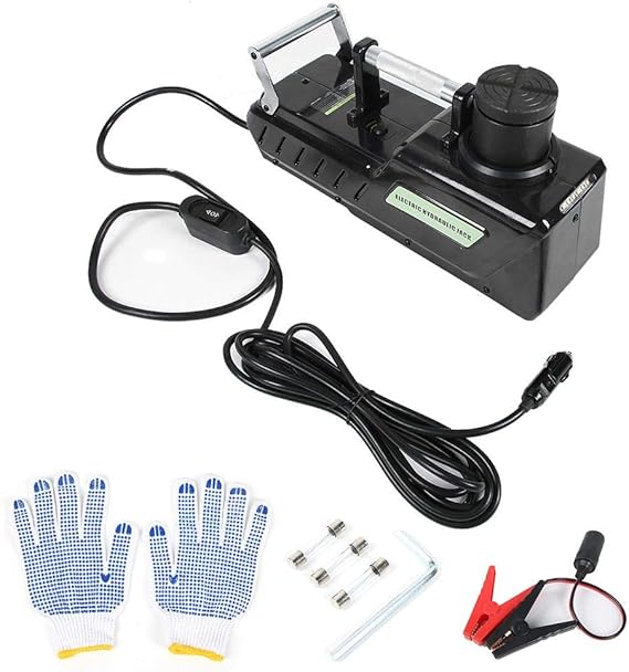 Cric Elettrico Auto 3 Tonnellate 12V - Kit Completo Con Custodia Per Cambio Gomme D'Emergenza - Foto 5