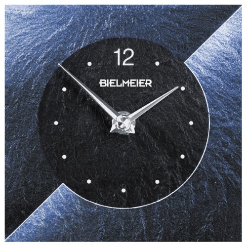 Preisvergleich Produktbild Bielmeier 130000 Tischuhr Airbrush Design blau