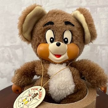 トムとジェリー　ぬいぐるみ　レトロ　マスダヤ　ジェリー　希少品　トム＆ジェリー Amazon.co.jp: タグ付き昭和レトロ マスダヤ トム&ジェリー ぬいぐるみ