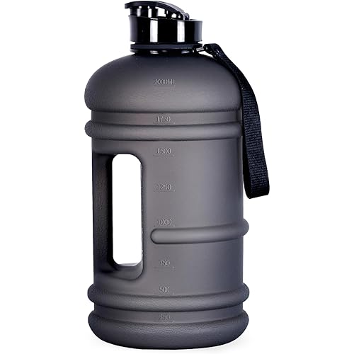 TOOFEEL 2 Liter Water Bottles - Half Gallon Water Bottle BPA Free - Ideal for Gym,Large Water Jug, Reusable Sports Bottle with Measurements Marked Drink Container - 2.2L 74oz