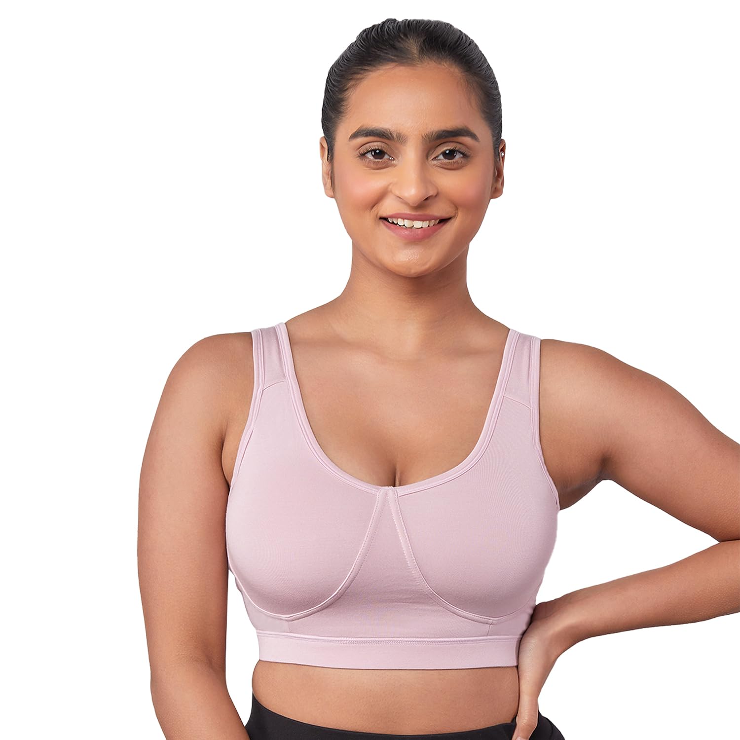 M1102 Women's All Day Comfort Slip On Sports Bra-image-25