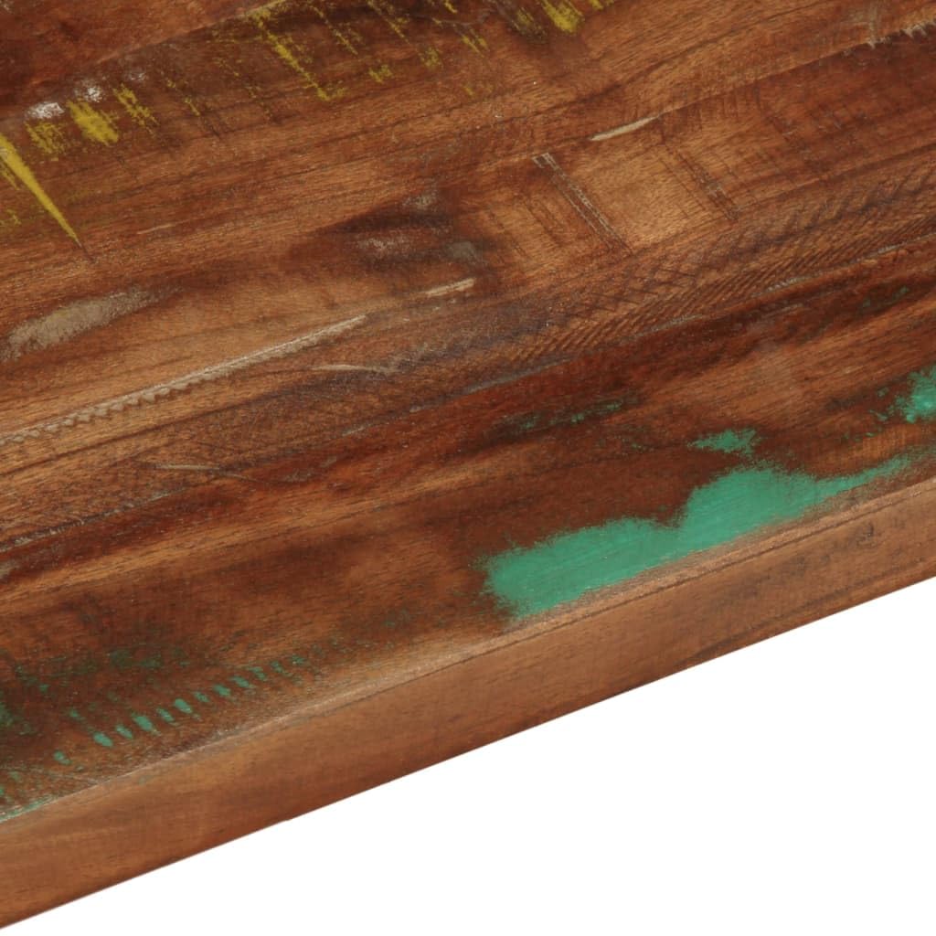 Tablero Mesa Rectangular Madera Tablero Escritorio tablones de Madera Tablero de Mesa Maciza reciclada 140x60x1,5 cm