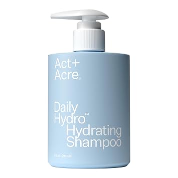 ACT+ ACRE Cold Processed Daily HydroTM Hydrating Shampoo | Deep Hydration for Dry Hair + Scalp | 5% Tilicine + Hyaluronic Acid | Smooths, Softens + Reduces Frizz | Vegan, Color Safe | 10 fl oz