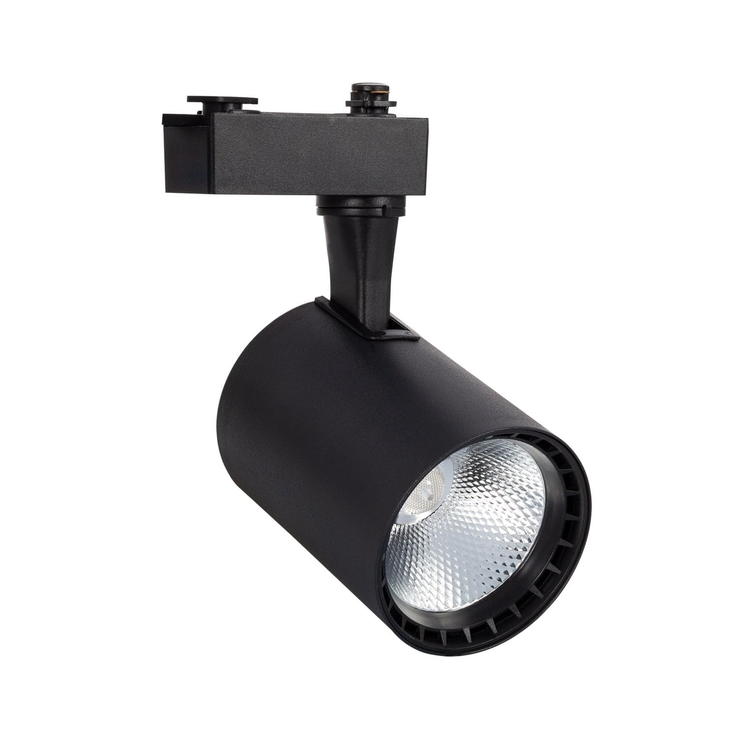 Spot LED sur Rail Monophasé 20W Bron Noir 4000K Blanc neutre