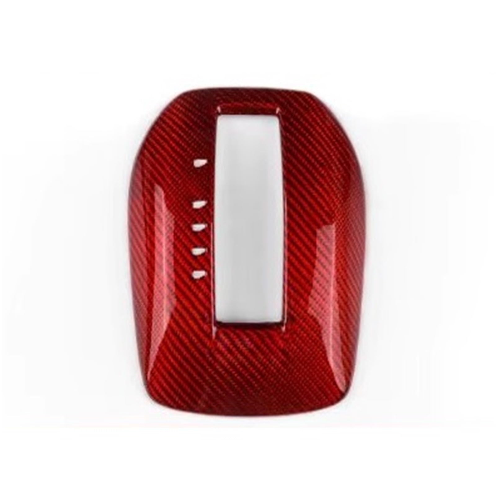 Interior Styling Sticker Real Hard Carbon Fiber Gear Shift Panel Interior Trim for Chevrolet for Camaro 2010 2011 2012 2013 2014 2015 Accessories Decoration(Red)