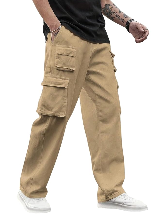 Buy Lymio Men Cargo || Men Cargo Pants || Men Cargo Pants Cotton || Cargos for Men (Cargo-38-41) at Rs. 699