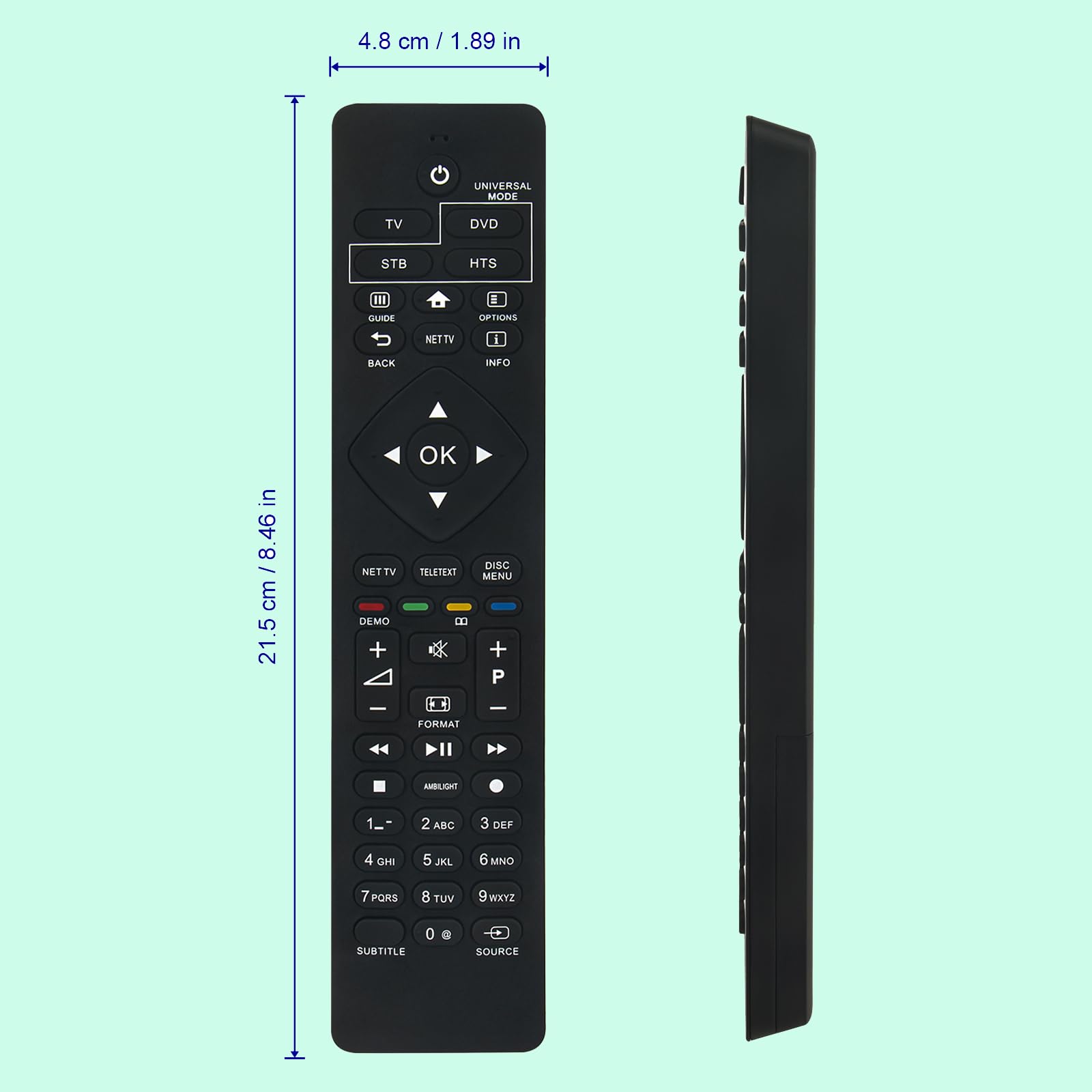 VINABTY Fernbedienung Für Philips TV - Ersatz Für 242254902314 & 996510023587