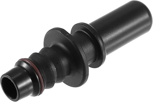 X AUTOHAUX Tubo de manguera de combustible para automóvil ID10 de 0.496in-ID10, conector adaptador de desconexión rápida, conector de plástico de