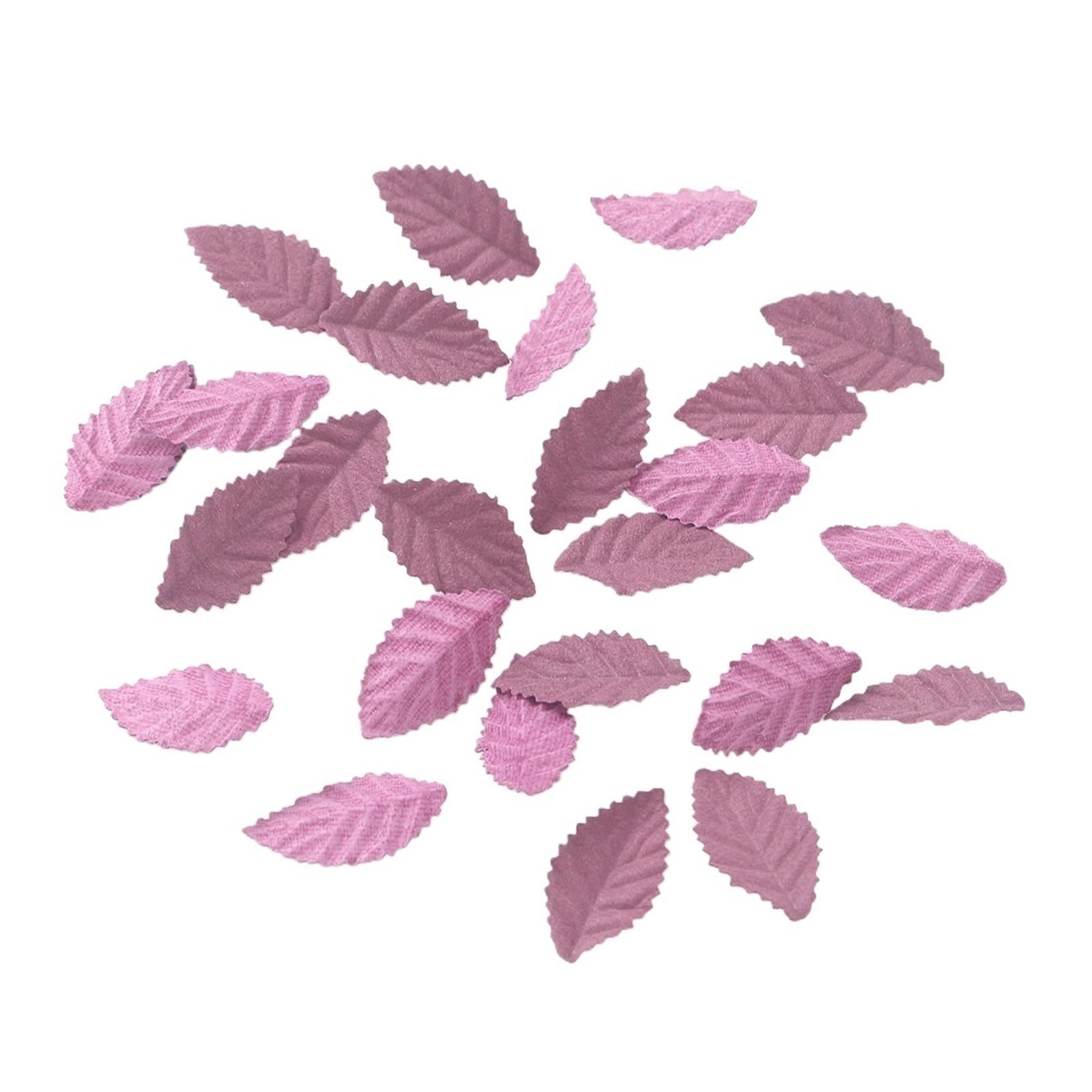 50/100Pcs Artificial Tree Leaf Flower Fake Leave For Home Decor Wedding Decoration Wreath Garland Scrapbook DIY Accessories(Light Red,100pcs)