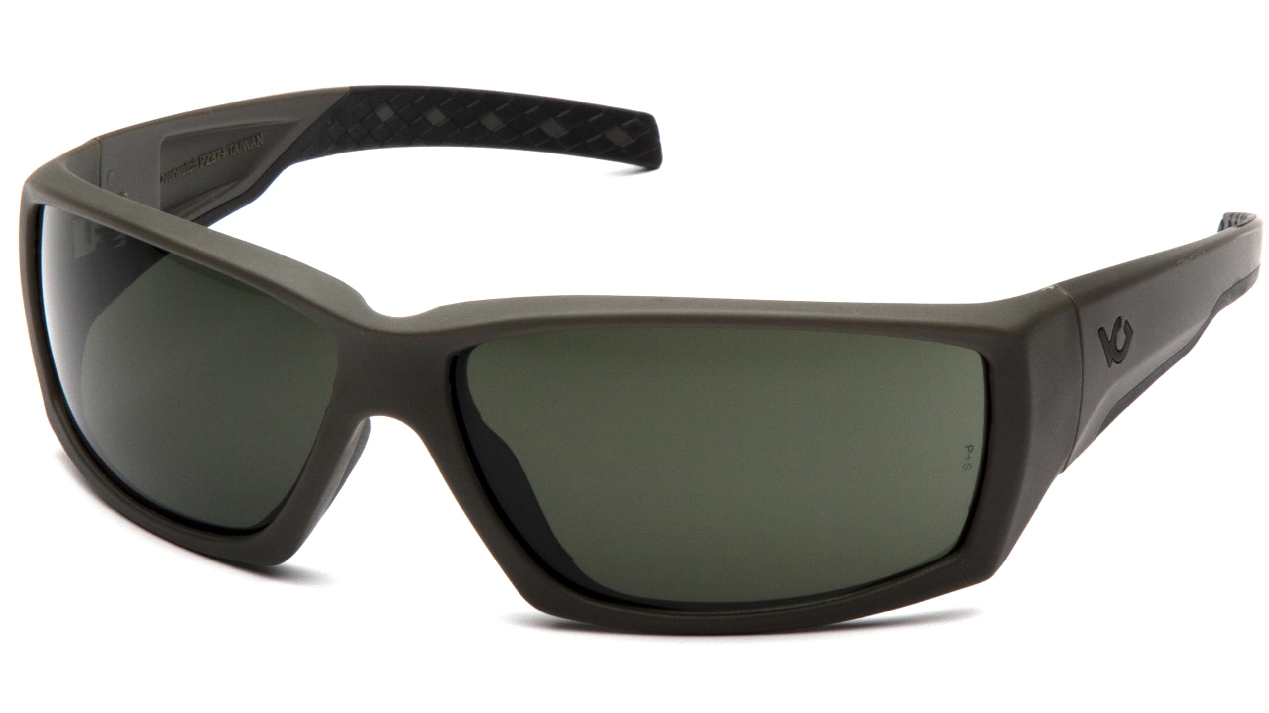 Venture Gear Overwatch Shooting Safety Sunglasses, Forest Gray Anti-Fog Lens