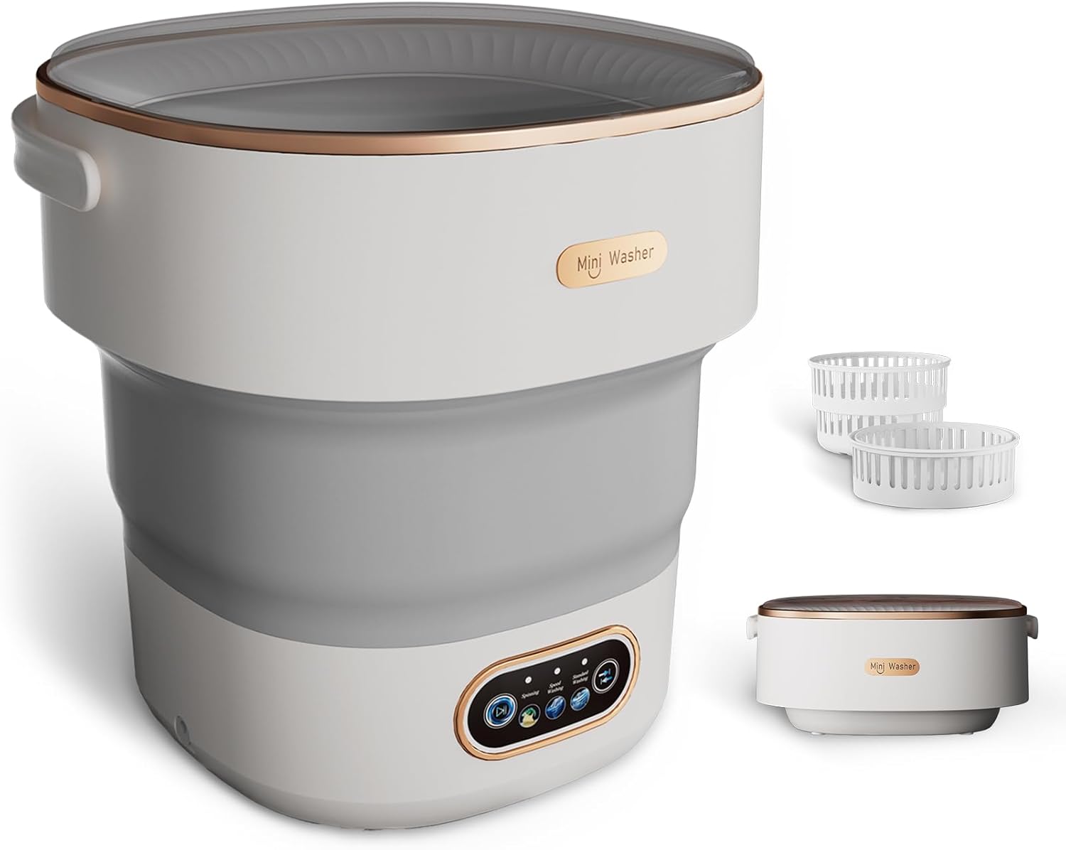 Mini Laundry Machine 16L — Foldable Portable Laundry Machine