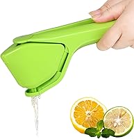 Vista 1 de Exprimidor de limón, exprimidor manual de lima plano sin esfuerzo, prensa de cítricos a mano, diseño de pliegues para ahorrar espacio