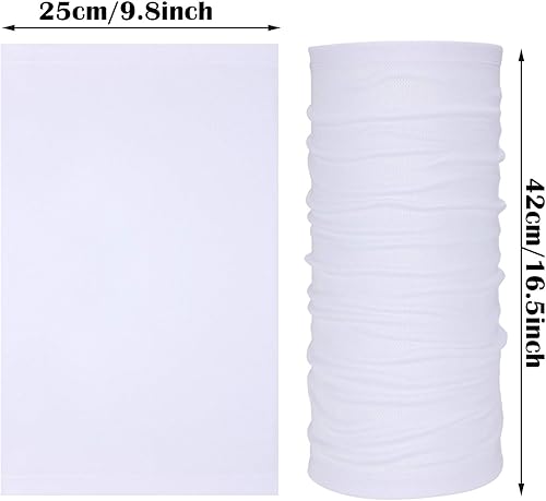 Miniatura 7 de Geyoga 6 piezas de protección UV para el verano, polaina de cuello refrescante, ropa para la cara, polaina para cuello, bufanda, protector solar,
